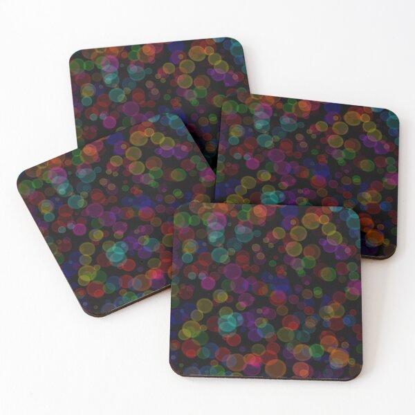 Item preview, Rainbow Bubbles (Black) designed and sold by SteamCaptain.