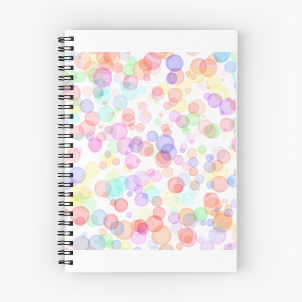 Aperçu de l'œuvre Bulles arc-en-ciel (Blanc) créée et vendue par SteamCaptain.