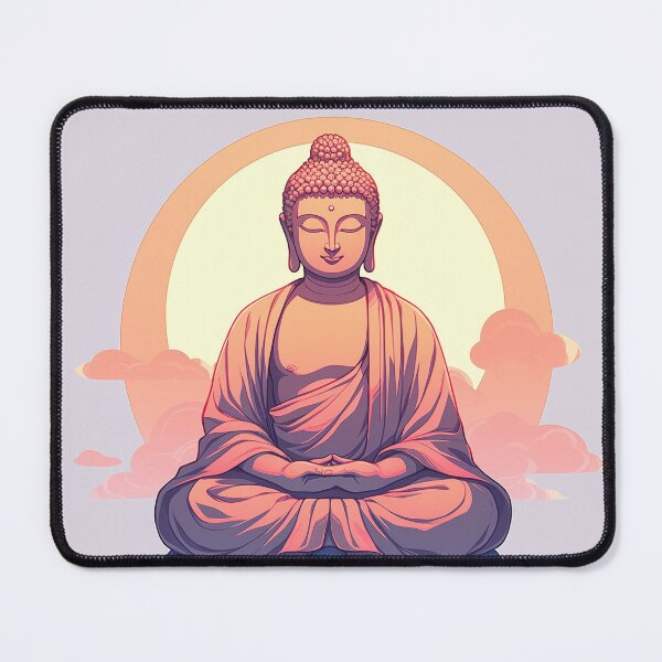 Item preview, Radiant Bliss: The Smiling Buddha designed and sold by Junkie Ai.