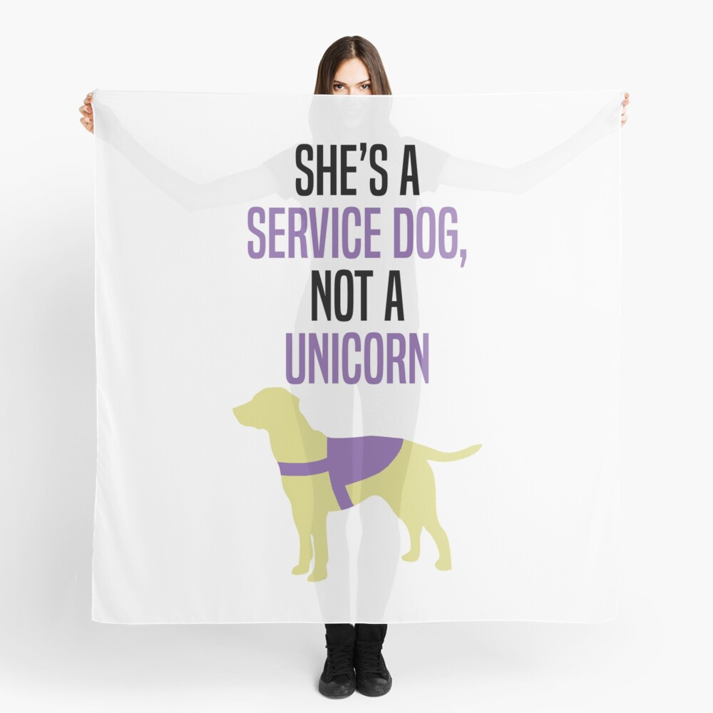 service dog scarf