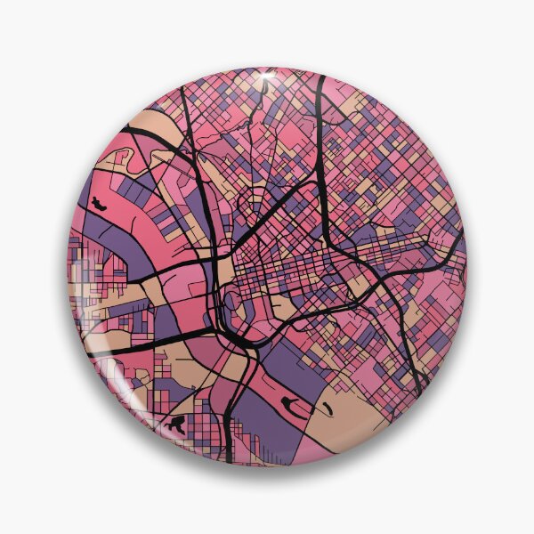 Item preview, Dallas Map Pattern in Purple & Pink designed and sold by PatternMaps.