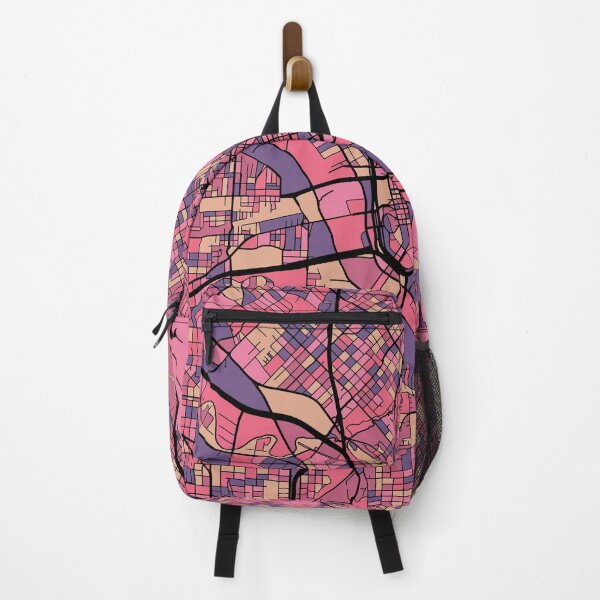 Item preview, Dallas Map Pattern in Purple & Pink designed and sold by PatternMaps.