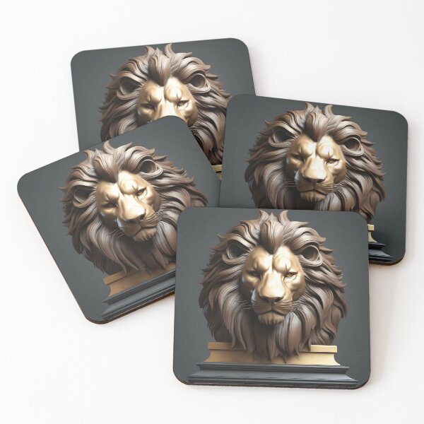 Item preview, The Majestic Lion Statue - Cute Animal designed and sold by joejiing.