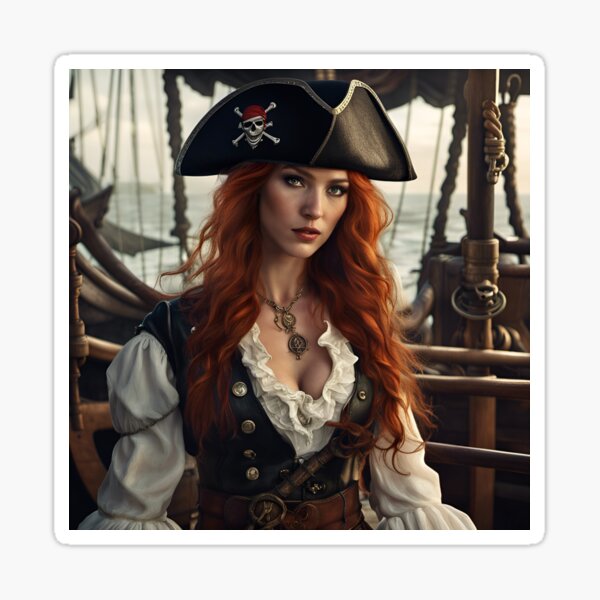 Aperçu de l'œuvre Femme pirate créée et vendue par Daniel Dreyer.