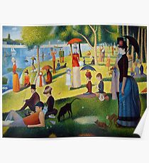 A Sunday Afternoon on the Island of La Grande Jatte Poster