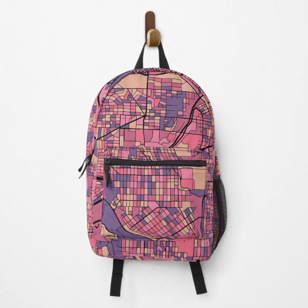 Item preview, Fort Worth Map Pattern in Purple & Pink designed and sold by PatternMaps.