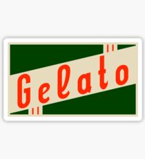 retro gelato Sticker