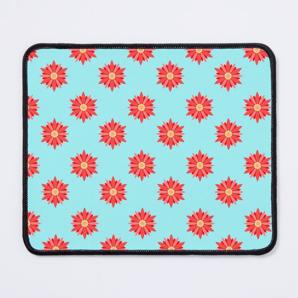 Item preview, Bright Orange Flowers pattern designed and sold by PrintArtVibez.