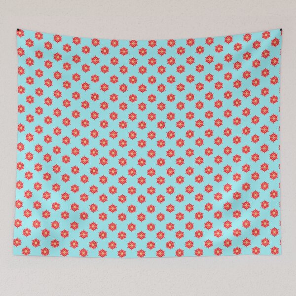 Item preview, Bright Orange Flowers pattern  designed and sold by PrintArtVibez.