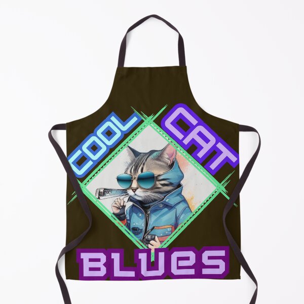 Item preview, Stylish Cat with Harmonica: "Cool Cat Blues" designed and sold by LionCreativeHub.
