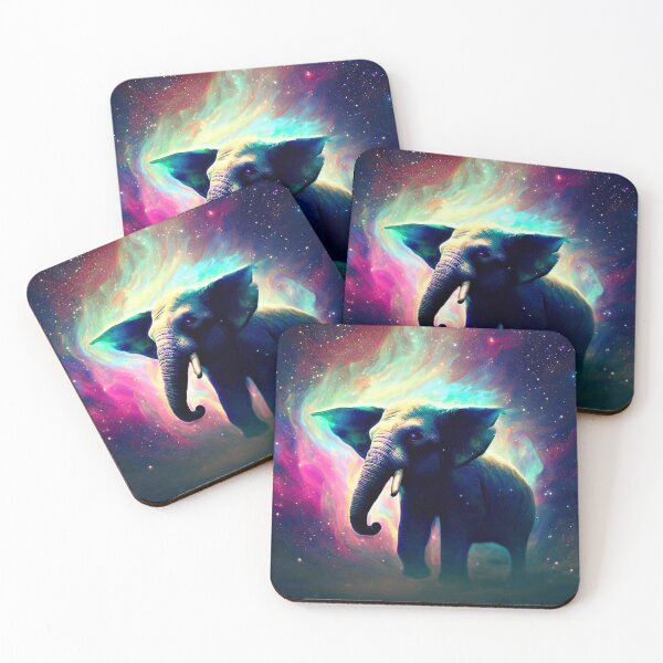 Item preview, an elephant in space watching designed and sold by Suntisuk.