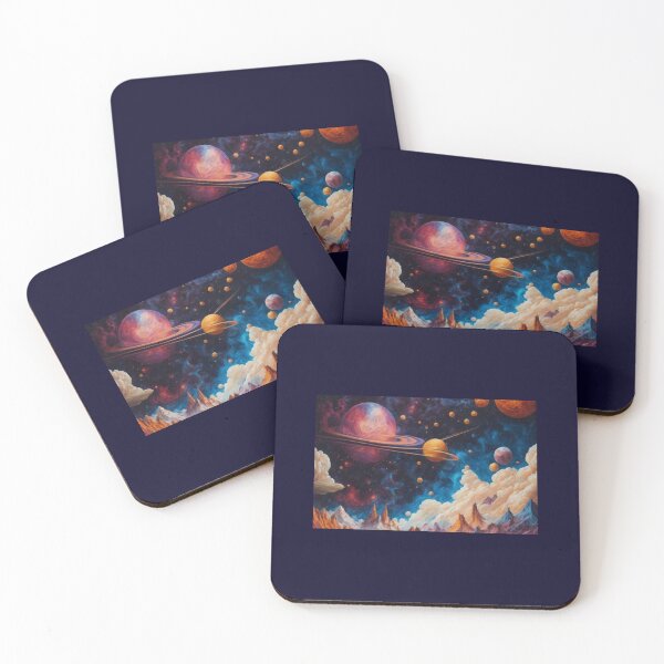 Item preview, Cosmic futuristic landscape  designed and sold by Sofia-Tsirog.