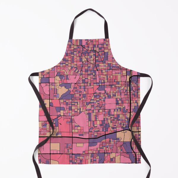 Item preview, Omaha Map Pattern in Purple & Pink designed and sold by PatternMaps.
