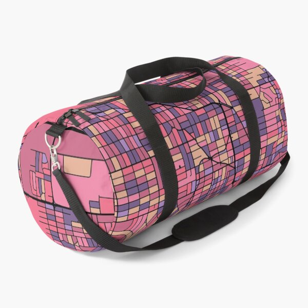 Item preview, Omaha Map Pattern in Purple & Pink designed and sold by PatternMaps.