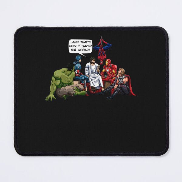 Item preview, Jesus and the superheroes designed and sold by Iakubowski.