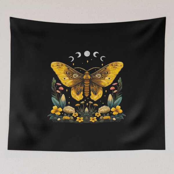 Item preview, Celestial Golden Moth designed and sold by ethnicdrawing.