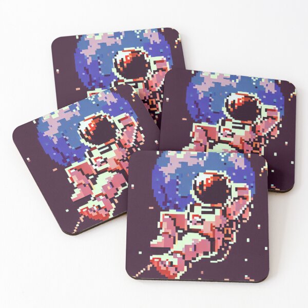 Item preview, Relaxing Pixel Art Astronaut designed and sold by pocketart2023.