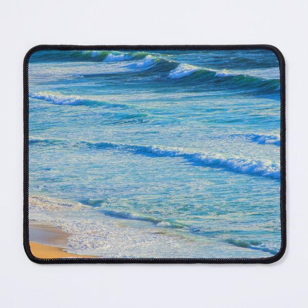 Item preview, Ocean swelling waves crashing on coastline designed and sold by Fenderbender00.