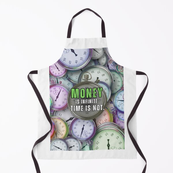 Item preview, Colourful Clocks Money is Infinite Inspirational Quote designed and sold by hiunlimit.