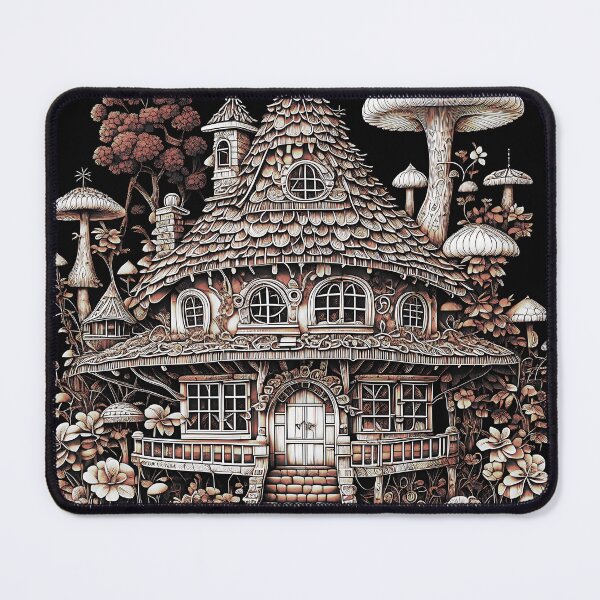 Item preview, [AI Art] Fairytale Gnome House, Optical Art Style designed and sold by Sissle.