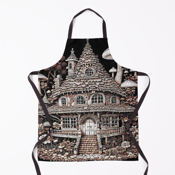 Item preview, [AI Art] Fairytale Gnome House, Optical Art Style designed and sold by Sissle.