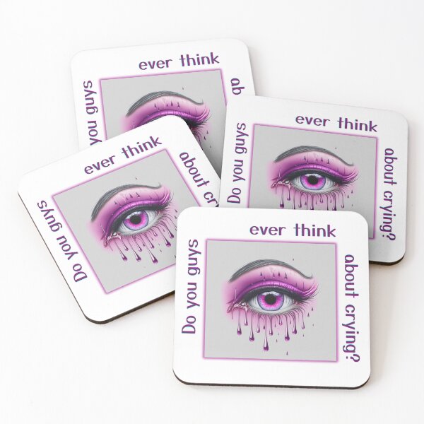 Item preview, Captivating Illustration: The Gaze of Hidden Emotions | Do you guys ever think about dying designed and sold by ImgntnMonster.