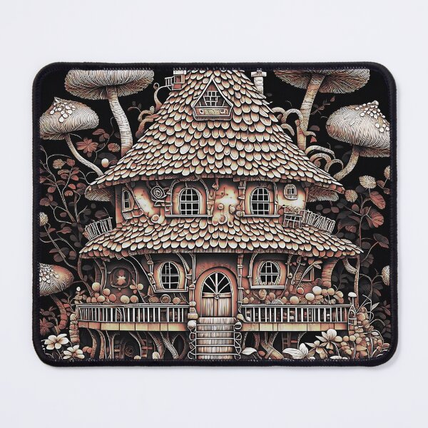Item preview, [AI Art] Fairytale Gnome House, Optical Art Style designed and sold by Sissle.