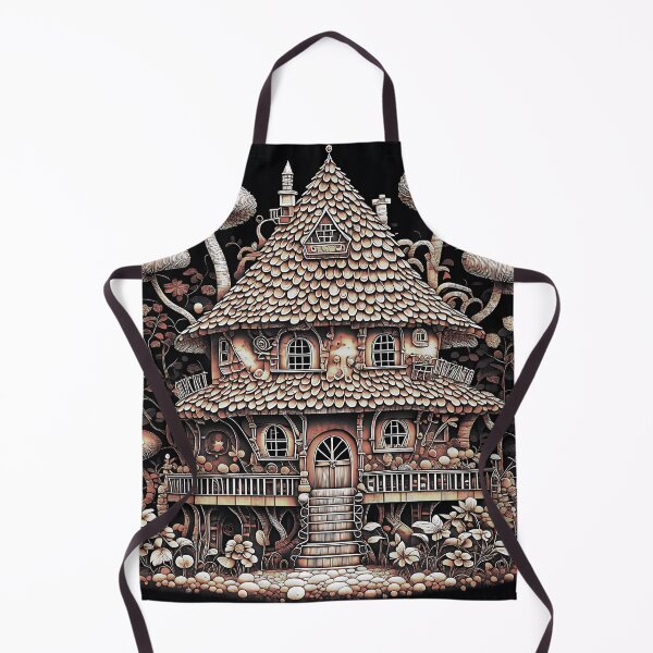 Item preview, [AI Art] Fairytale Gnome House, Optical Art Style designed and sold by Sissle.