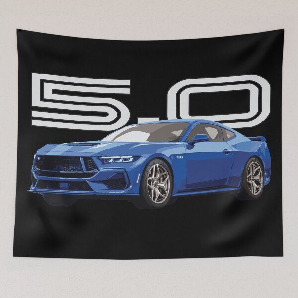 Item preview, muscle car 7th gen COYOTE s650 Vapor Blue Mustang GT 5.0L V8 rtr designed and sold by cowtownCOWBOY.