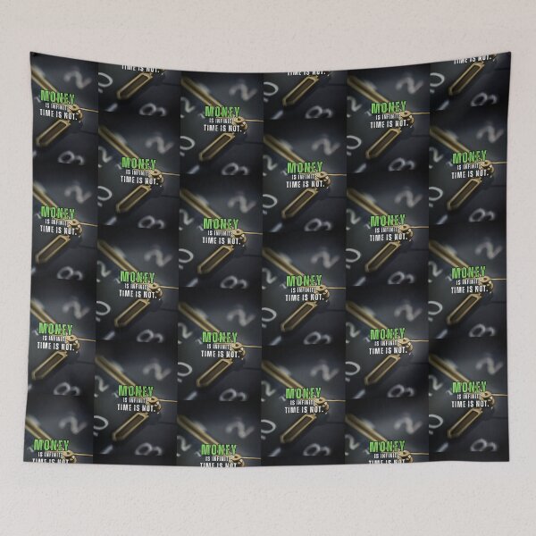 Item preview, Money is Infinite, Time is Not Inspirational, Motivation Quote designed and sold by hiunlimit.