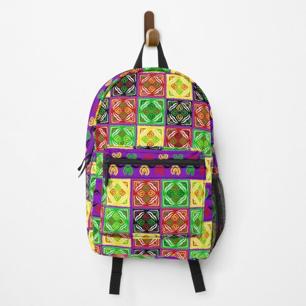 Item preview, Sindhi patchwork pattern - purple designed and sold by elyou-designs.