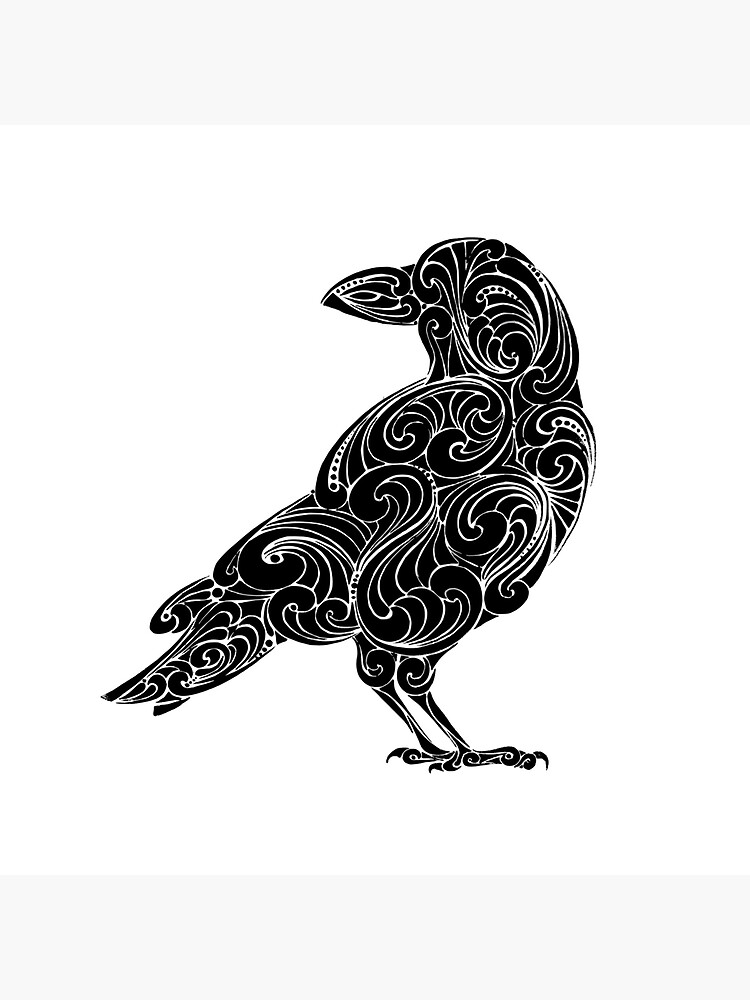 Crow Tattoo Stock Illustrations, Cliparts and Royalty Free Crow Tattoo  Vectors