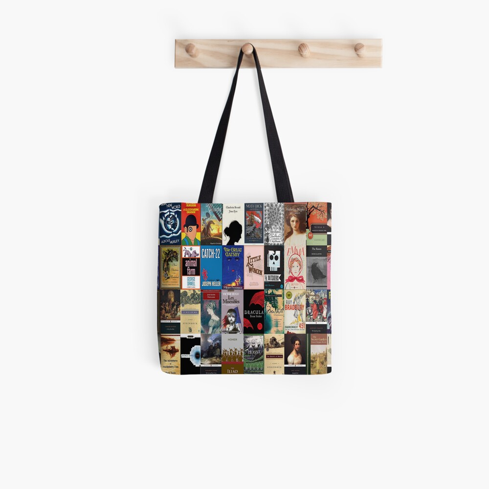 Classic Literature Book Covers Tote Bag