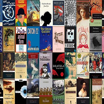 Artwork thumbnail, Classic Literature Book Covers  by luv2right
