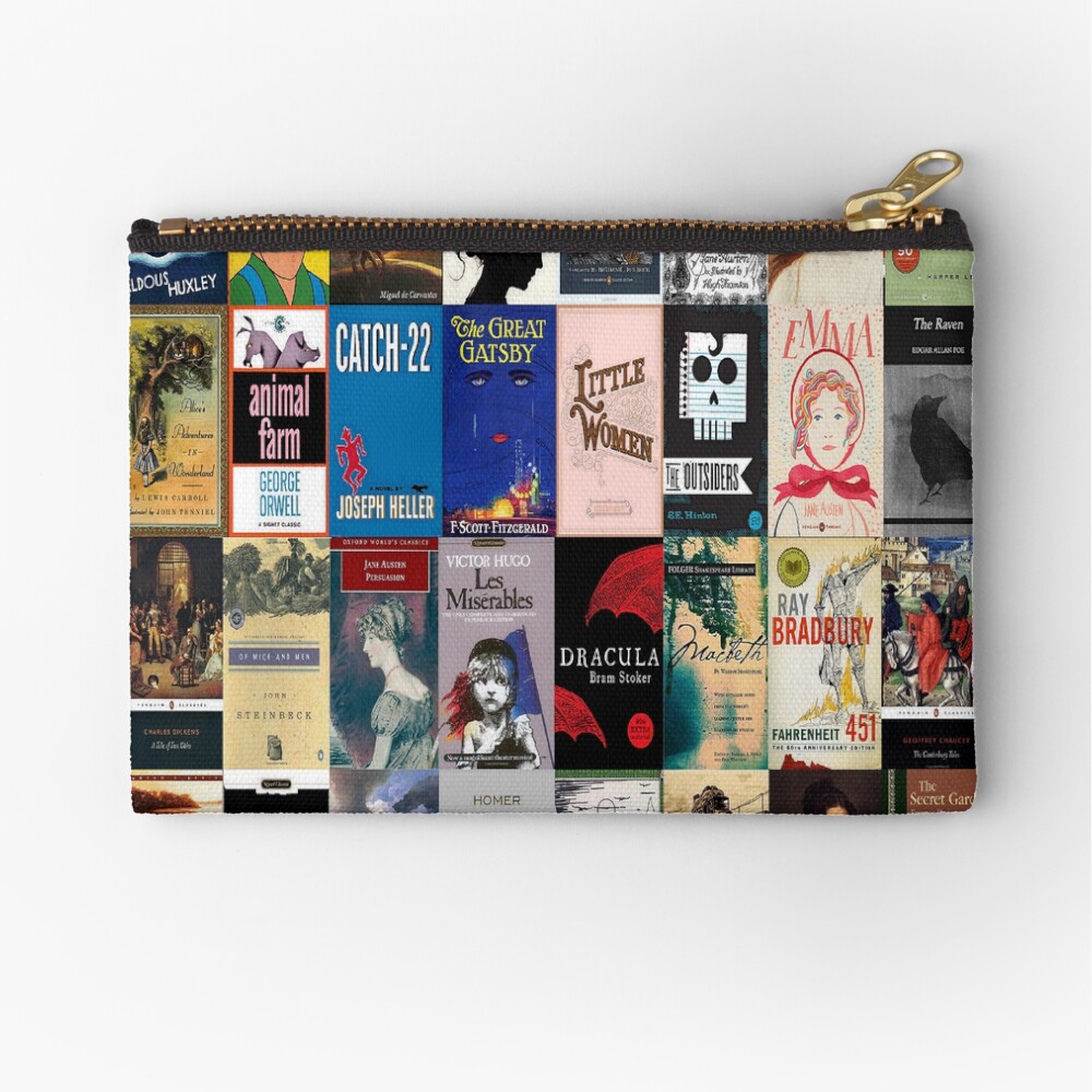 La Carte Des 100 Incontournables De La Littérature Ado Pochette « Couvertures de livres de littérature classique », par