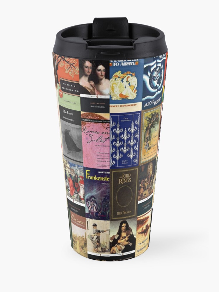 literature travel mug