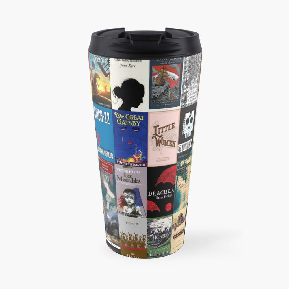 literature travel mug