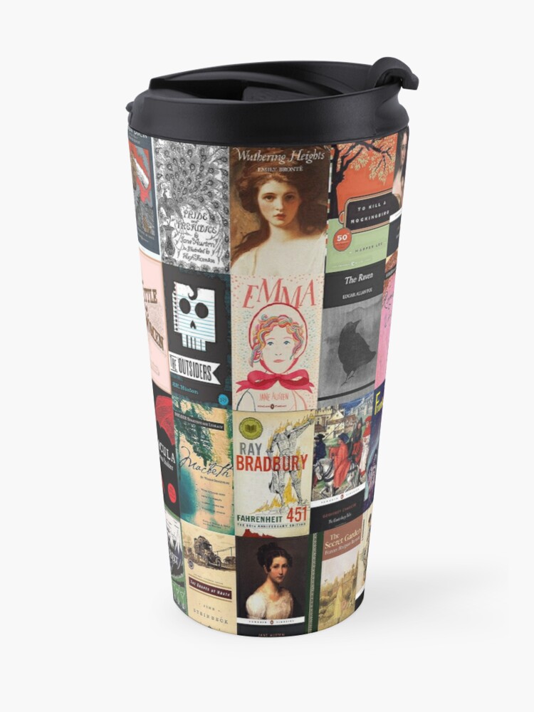 literature travel mug