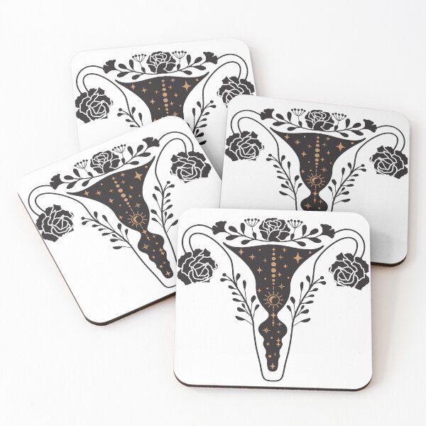 Item preview, Uterus with flowers  designed and sold by 397HOUSE Your happy time.
