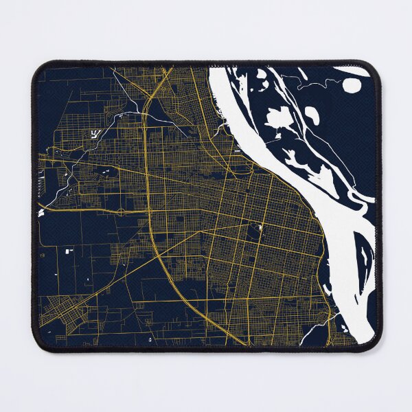 Item preview, Rosario City Map of Argentina - Gold Art Deco designed and sold by deMAP.