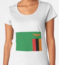 Sambia Premium Rundhals-Shirt