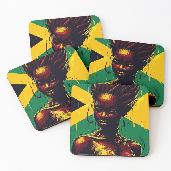 Item preview, Rasta Jamaica woman designed and sold by TomFrontierArt.