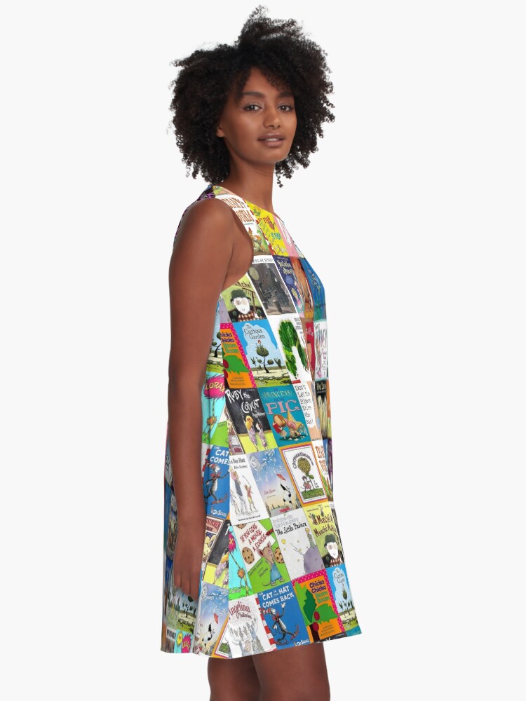 Alternate view of Children Picture Book Covers A-Line Dress