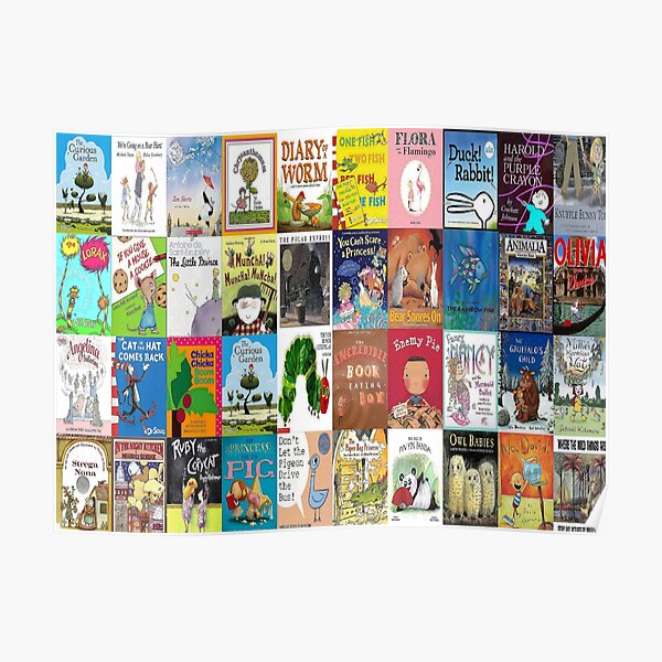 Children Picture Book Covers Poster