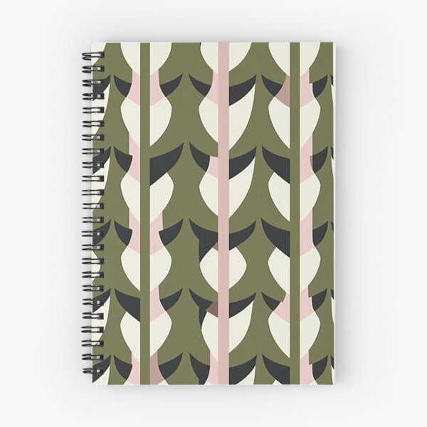 Item preview, Modernist Harmony in Olive Green and Pale Pink designed and sold by westside310.