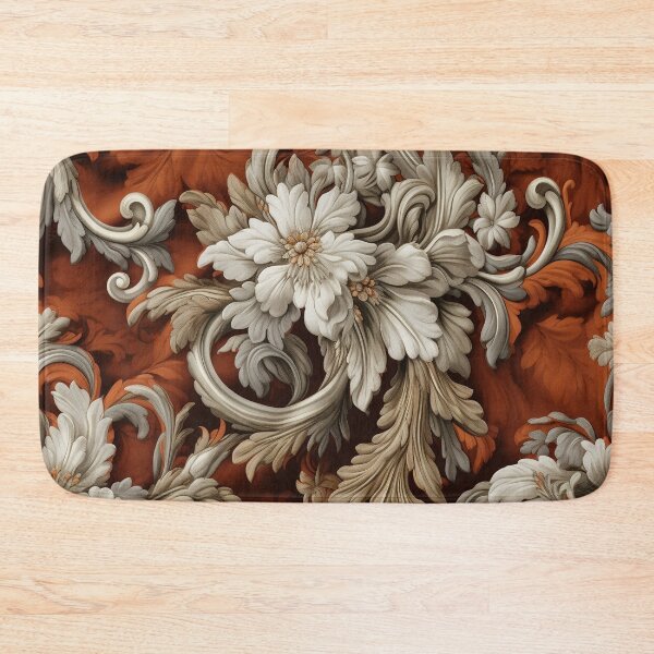 Item preview, Neoclassical Grace in Burnt Orange and Cool Silver designed and sold by westside310.