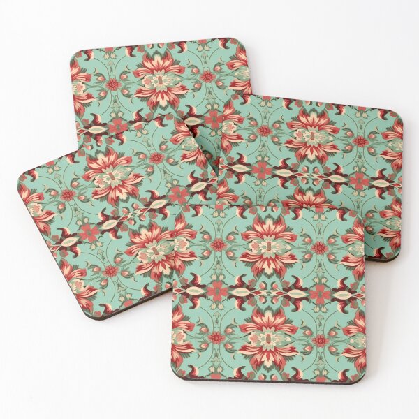 Item preview, Oriental Elegance in Cherry Red and Mint Green designed and sold by westside310.