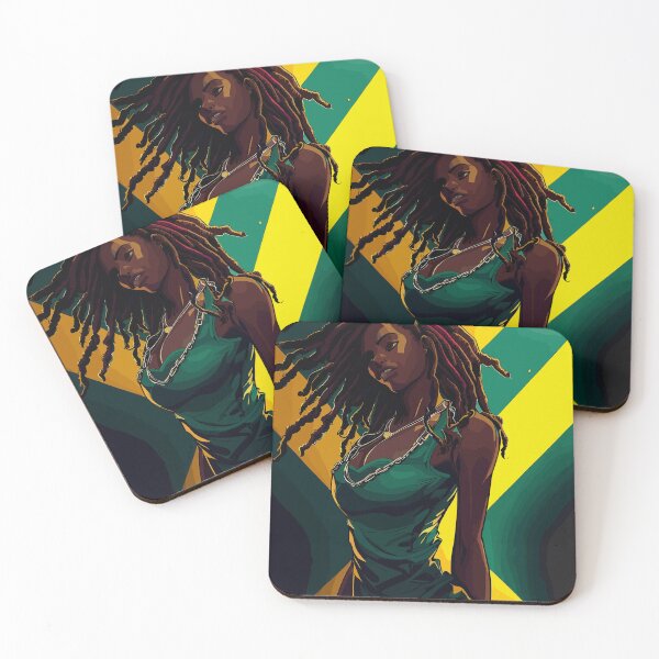 Item preview, Rasta Jamaica woman designed and sold by TomFrontierArt.