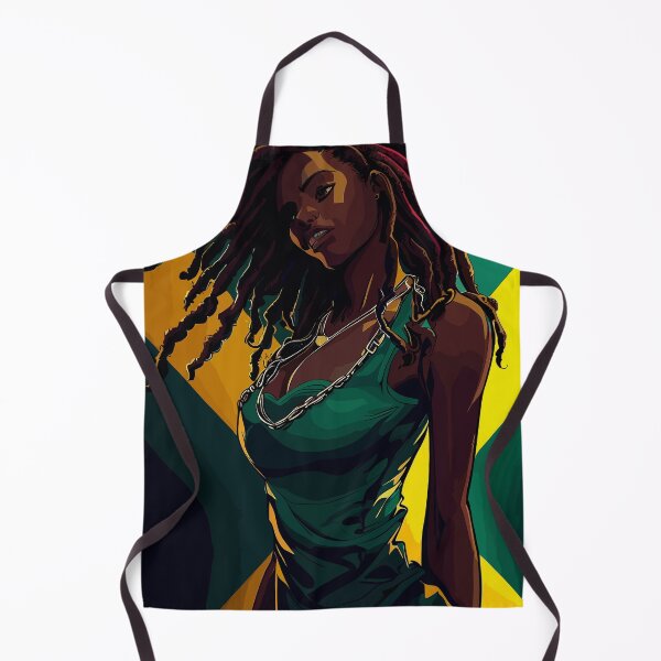 Item preview, Rasta Jamaica woman designed and sold by TomFrontierArt.