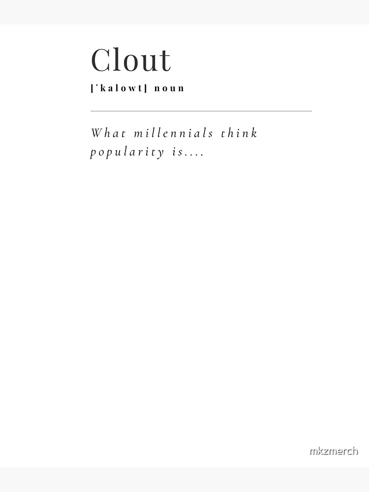 What Does Clout Mean Flash Sales Cityofclovis